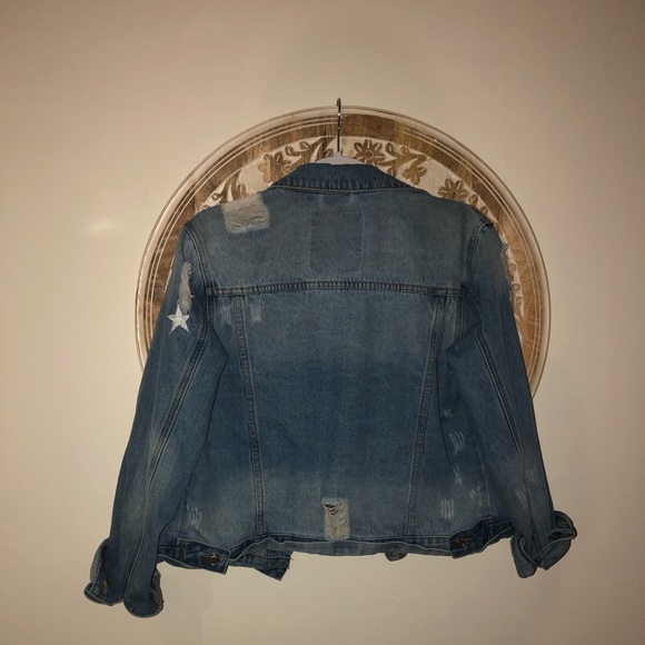 COPY - Distressed Denim Jacket - Picture 7 of 8